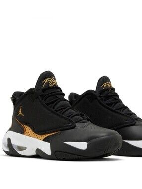 Air Jordan Max Aura 4 GS 'Black Metallic Gold'
